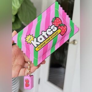 Kate Spade Pink 3D Bubble Gum Card Holder